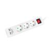 LogiLink Steckdosenleiste 3-fach mit 2x USB, 1,4m Kabel