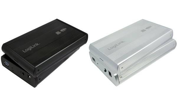 LogiLink 3,5 SATA Festplatten-Gehäuse, USB 3.0, schwarz (11112215)-0