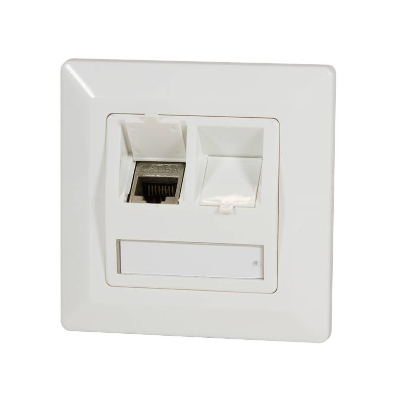 LogiLink Professional Keystone Unterputzdose für 2 Keystone Buchsen, reinweiß-2