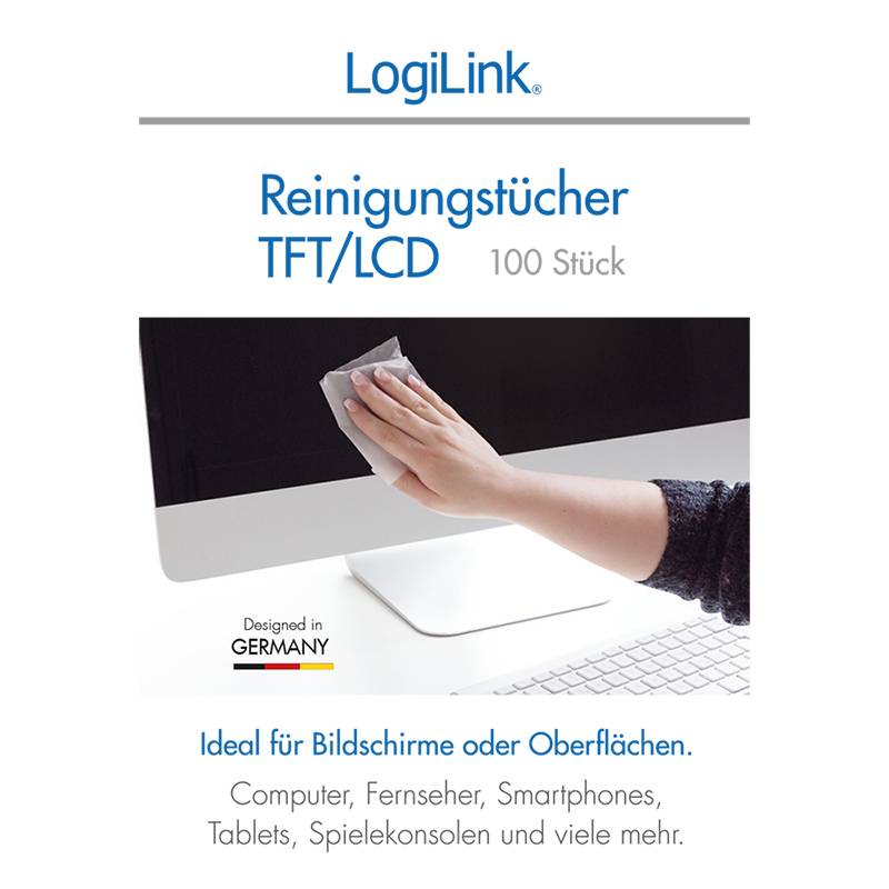 LogiLink TFT, LCD und Plasma Reinigungstücher-4