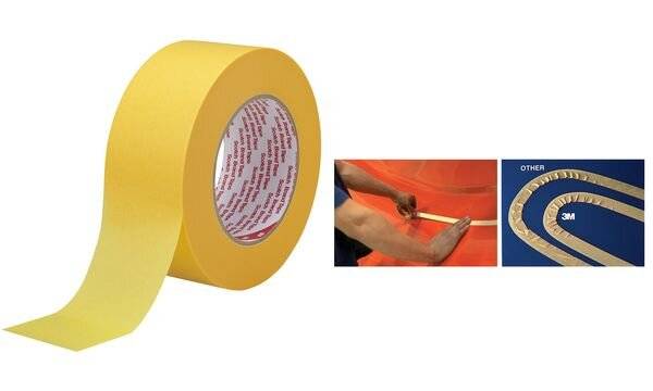 3M Malerabdeckband 244 Gold, 18 mm x 50 m (9055136)