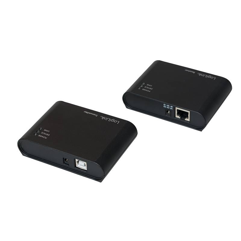 LogiLink USB 2.0 Extender mit integriertem 4-Port USB 2.0 Hub und Netzteil-1