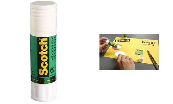 Preisbild für 3M - Klebestift-Set Permanent 5 Stifte je 8 g Transparent