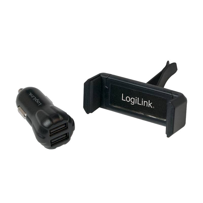 LogiLink - Auto-Netzteil - 10 Watt - 2 A - 2 Ausgabeanschlussstellen (USB)-4