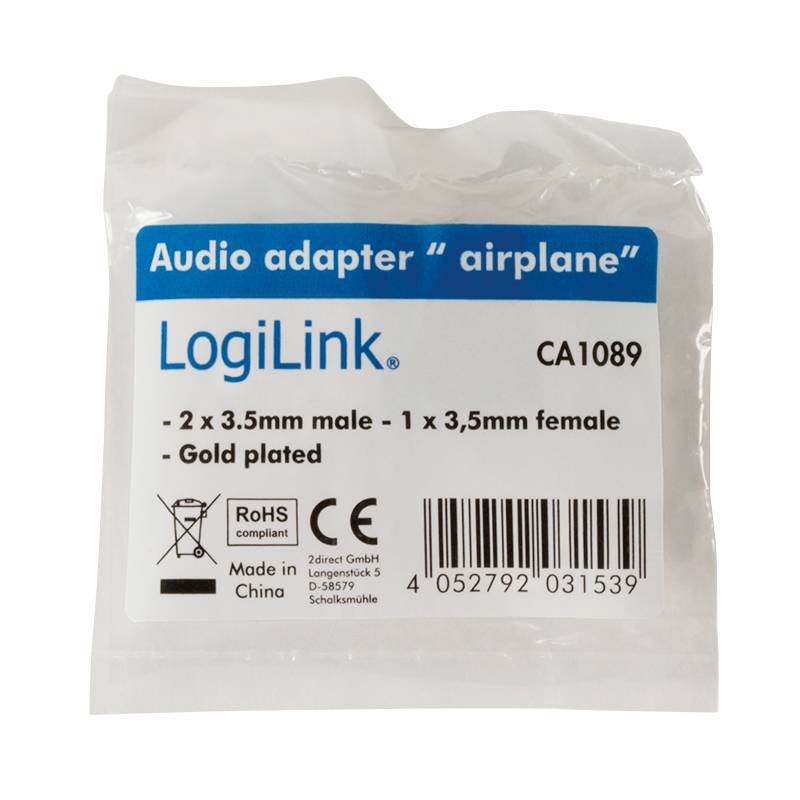 LogiLink Flugzeug Audio Adapter-4