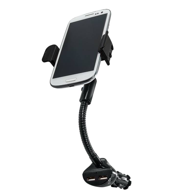LogiLink KFZ-Ladegerät & Smartphone Halter-5