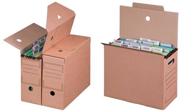 smartboxpro Hängemappen-Archiv, braun, (B)160 mm (71600236)