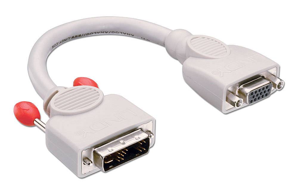 Lindy 41222 DVI-I-Adapter DVI-A Stecker an VGA Kupplung-1