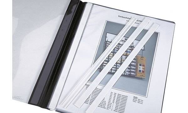 DURABLE Abdeckschienen, für DIN A4 Format, weiß (9292402)