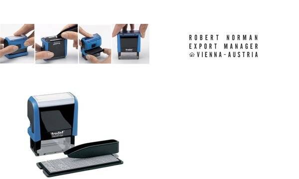 trodat Typensatz, Schrifthöhe: 3 mm, 336 Zeichen-1