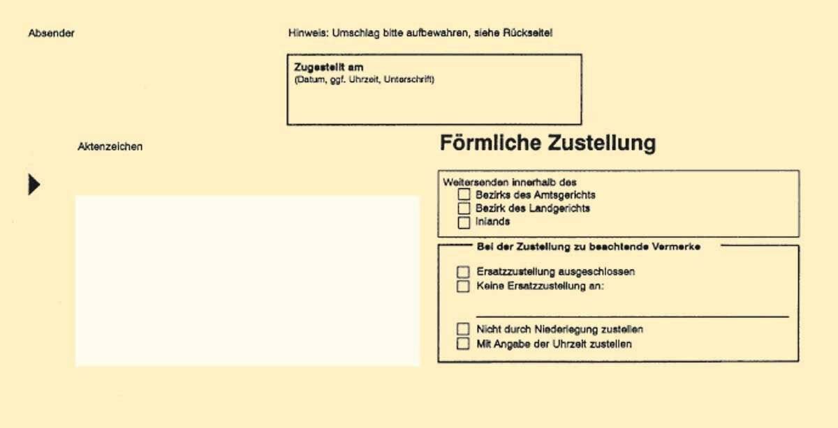 Postzustellung Innerer Umschlag DINlang nassklebend mit Fenster-2