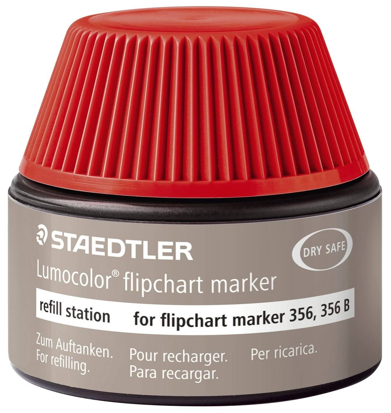 Nachfülltinte Flipchartmarker rot-0