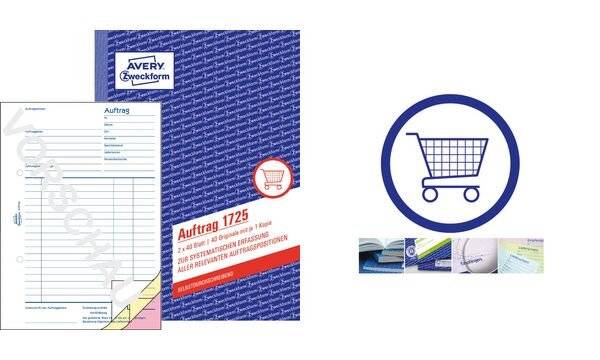 Avery Zweckform Auftragsformular 1739 DIN A5 2x40Blatt-0