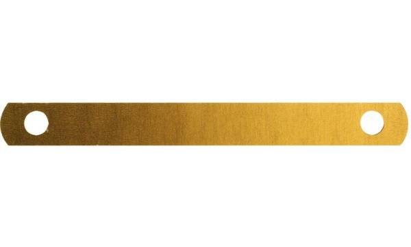 LEITZ Abdeckschienen, für DIN A4 Format, gold lackiert
