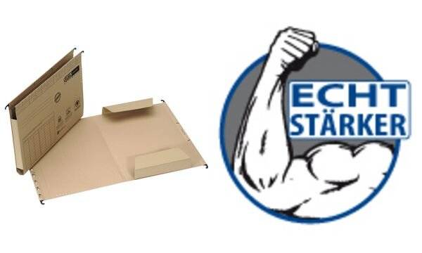 Hängemappe ULTIMATE DIN A4 240g Karton naturbraun - Artikel: 122000372-1