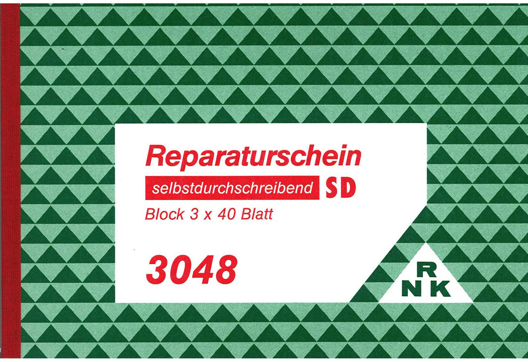 RNK Reparatur-Block 3048 A6 selbstdurchschreibend 3x40 Blatt-1
