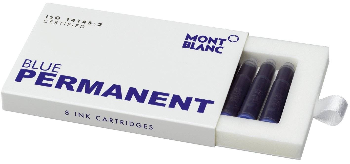 MontBlanc Tintenpatrone - 8 Stück, blue-0