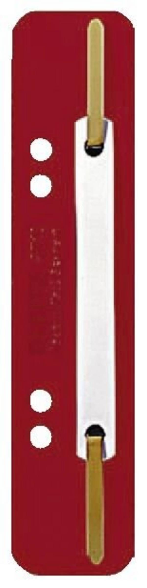 Leitz Heftstreifen kurz 37100025 35x158mm PP rt 25 St./Pack.