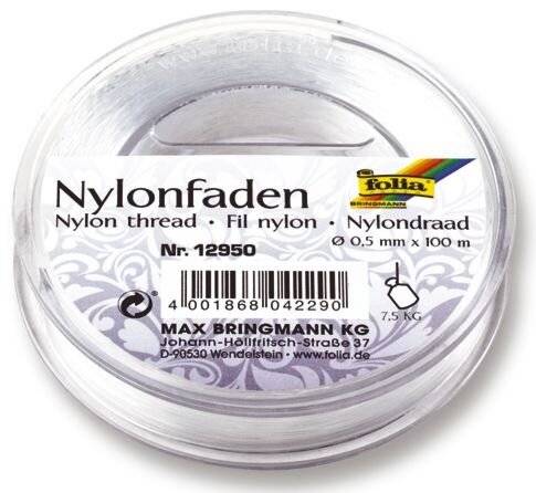 Nylonfaden - 0,5 mm, 100 m-0