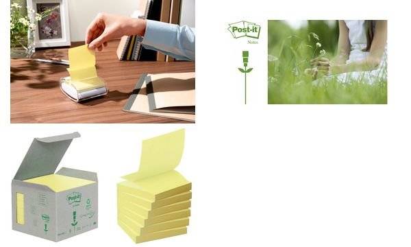 3M - Post-it Z-Notes R-330-1B - Haftnotizen - 76 x 76 mm - 600 Blatt (6 x 100)-1