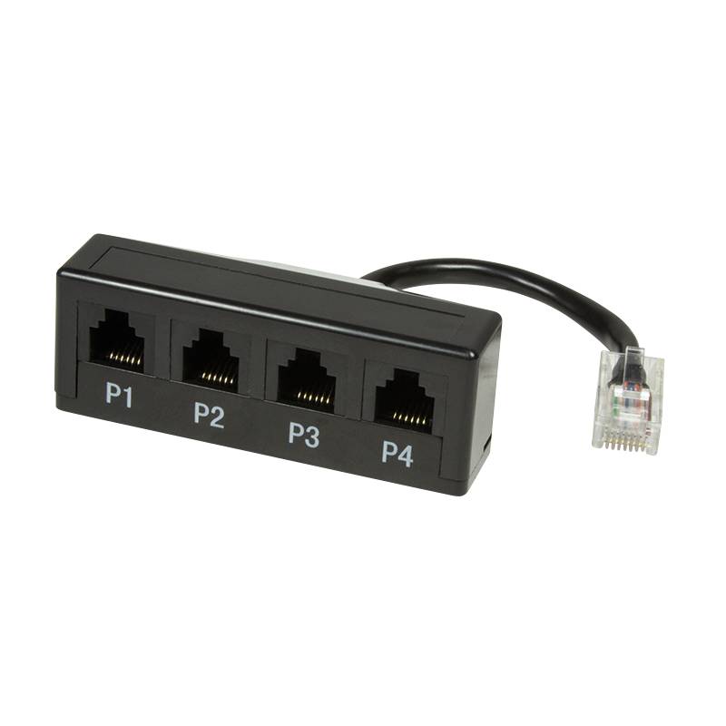 LogiLink Professional Modular Adapter, 4-Port-0