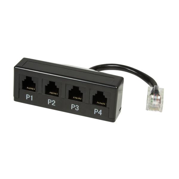 LogiLink Professional Modular Adapter, 4-Port