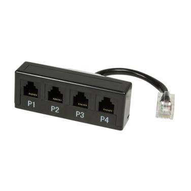 LogiLink Professional Modular Adapter, 4-Port
