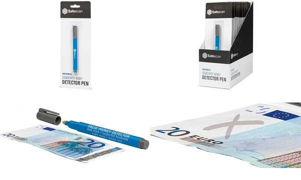 Safescan Falschgeld-Prüfstift Safescan 30, 10er Display (71200017)-0
