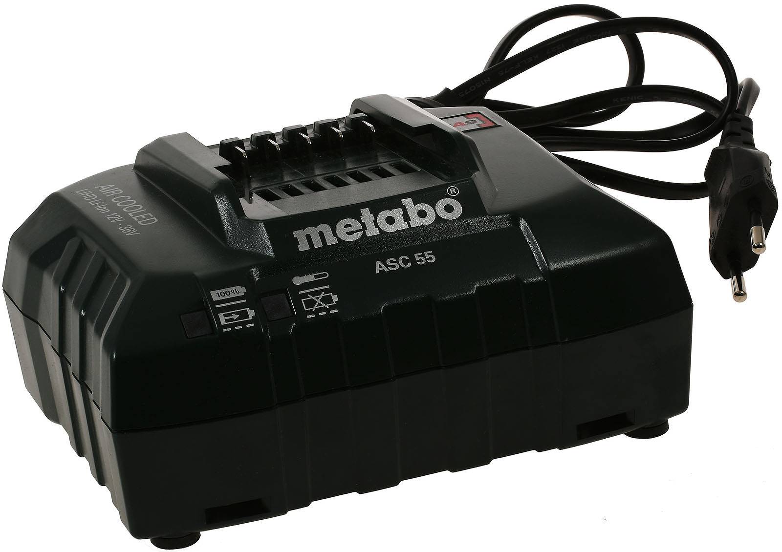 Metabo Ladegerät ASC 55 627044000 AIR COOLED BS SB LT LTX 18 Original, 12V-36V-0