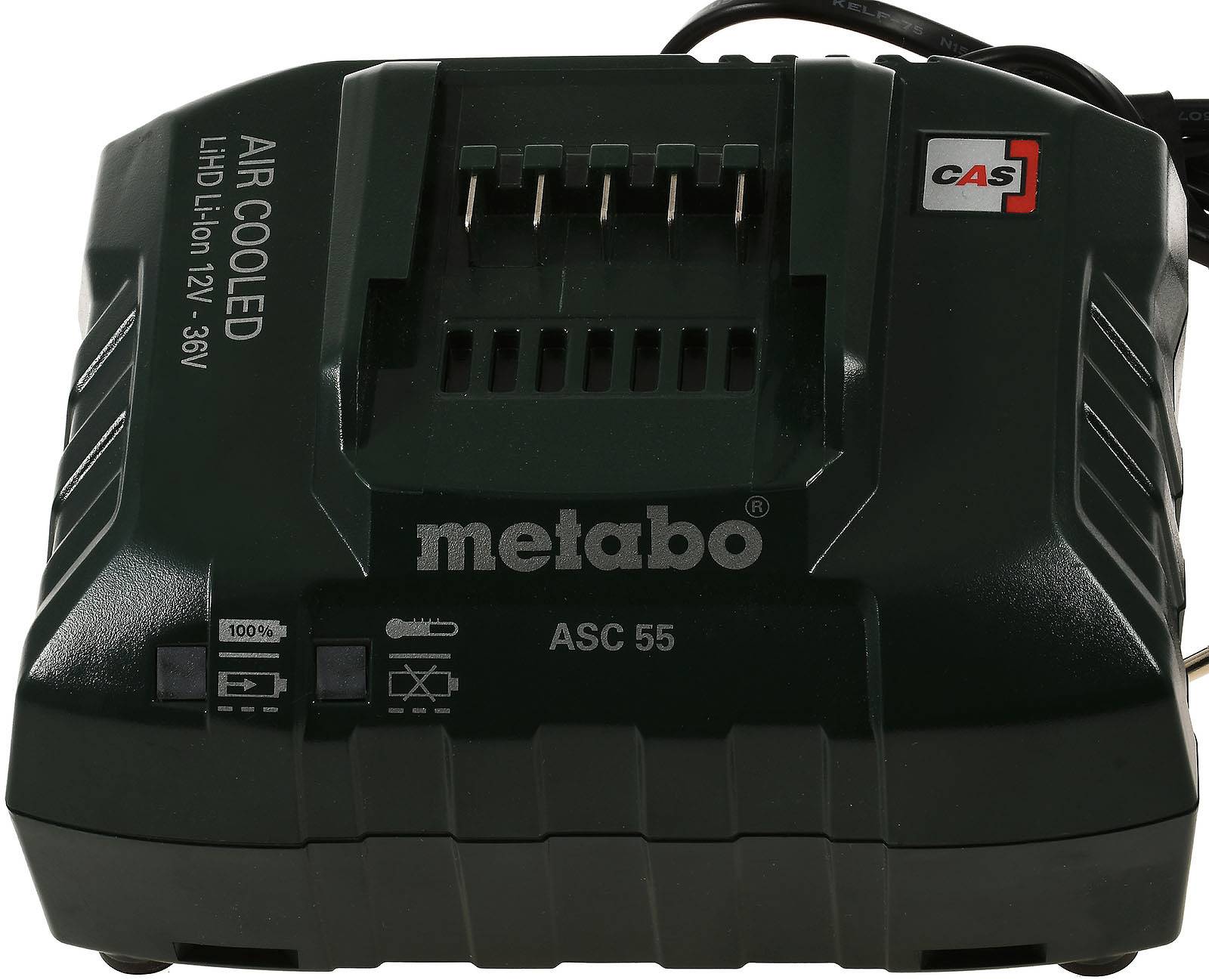 Metabo Ladegerät für Akku für AIR COOLED BS SB LT LTX 18 Original, 12V-36V-2