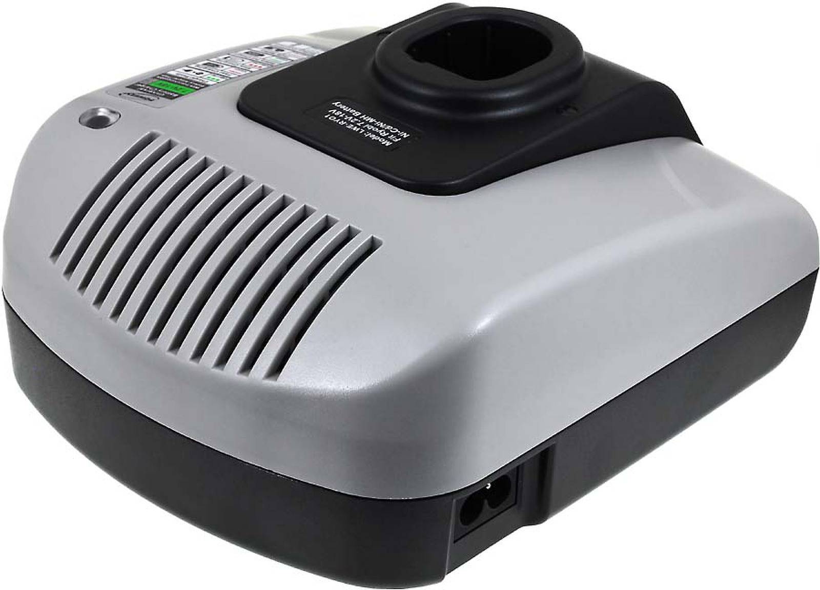 Powery Akku-Ladegerät mit USB für Säbelsäge Ryobi RJC180, 7,2V-18V-1