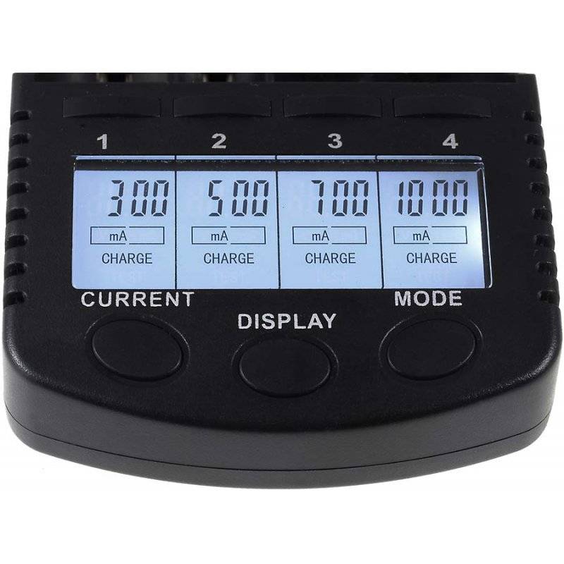 Powery Ladegerät LA-A400 für NiCd / NiMH- AA/AAA SC/C und 3,7V Li-Ion Akkus/Zellen-3