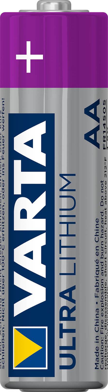 Varta Ultra Lithium 6106 Batterie 4er Blister, 1,5V, Lithium-1
