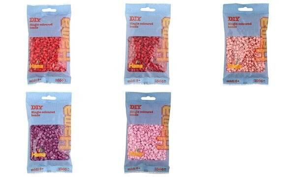 Hama Bügelperlen midi, pastell-rose, im Beutel (58140353)