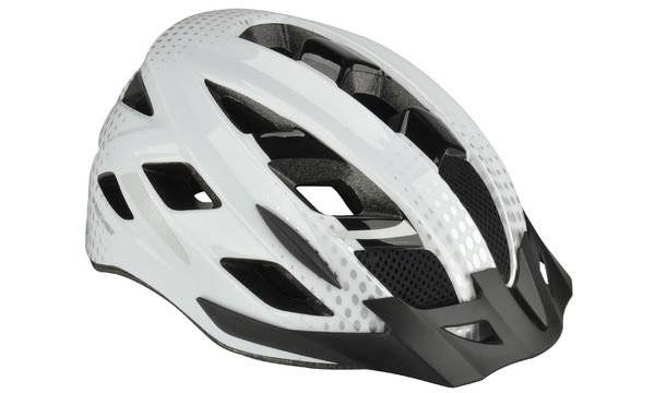 Fischer Fahrrad Urban Lano S/M MTB-Helm Weiß Schwarz Konfektionsgröße=M 