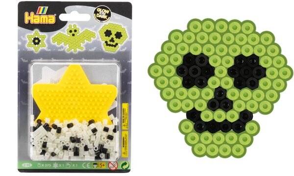 Hama Bügelperlen midi "Grusel/Glow in the dark", im Blister (58140237)-0