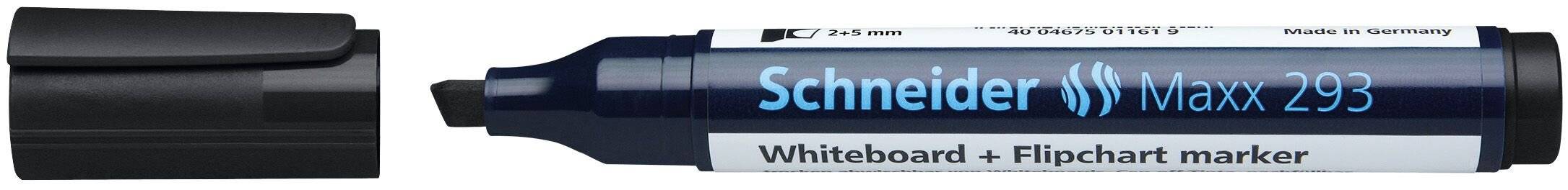 Schneider Boardmarker Maxx 293 129301 2+5mm Keilspitze schwarz-2