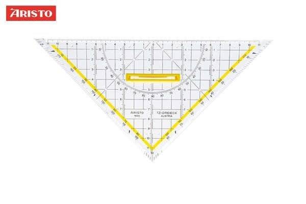 Aristo TZ - Geodreieck - 25 cm - 45°, 45° - klar-2