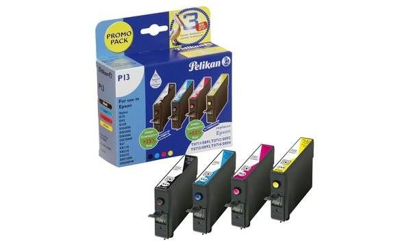 Pelikan Multi-Pack Tinte 1071170911 ersetzt EPSON T33XL (13009562)