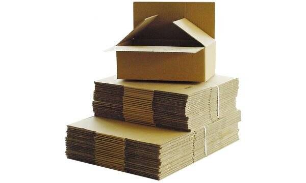 HAPPEL Wellpapp-Faltkarton 378, (L)260 x (B)190 x (H)100 mm (8782143)