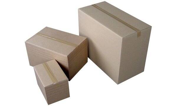 HAPPEL Wellpapp-Faltkarton 577, (L)350 x (B)240 x (H)250 mm (8782005)