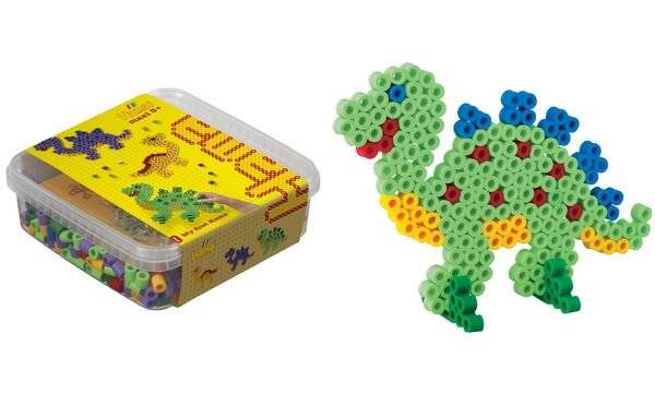 Hama Bügelperlen maxi + Stiftplatte "Dinosaurier", in Box (58140175)-0