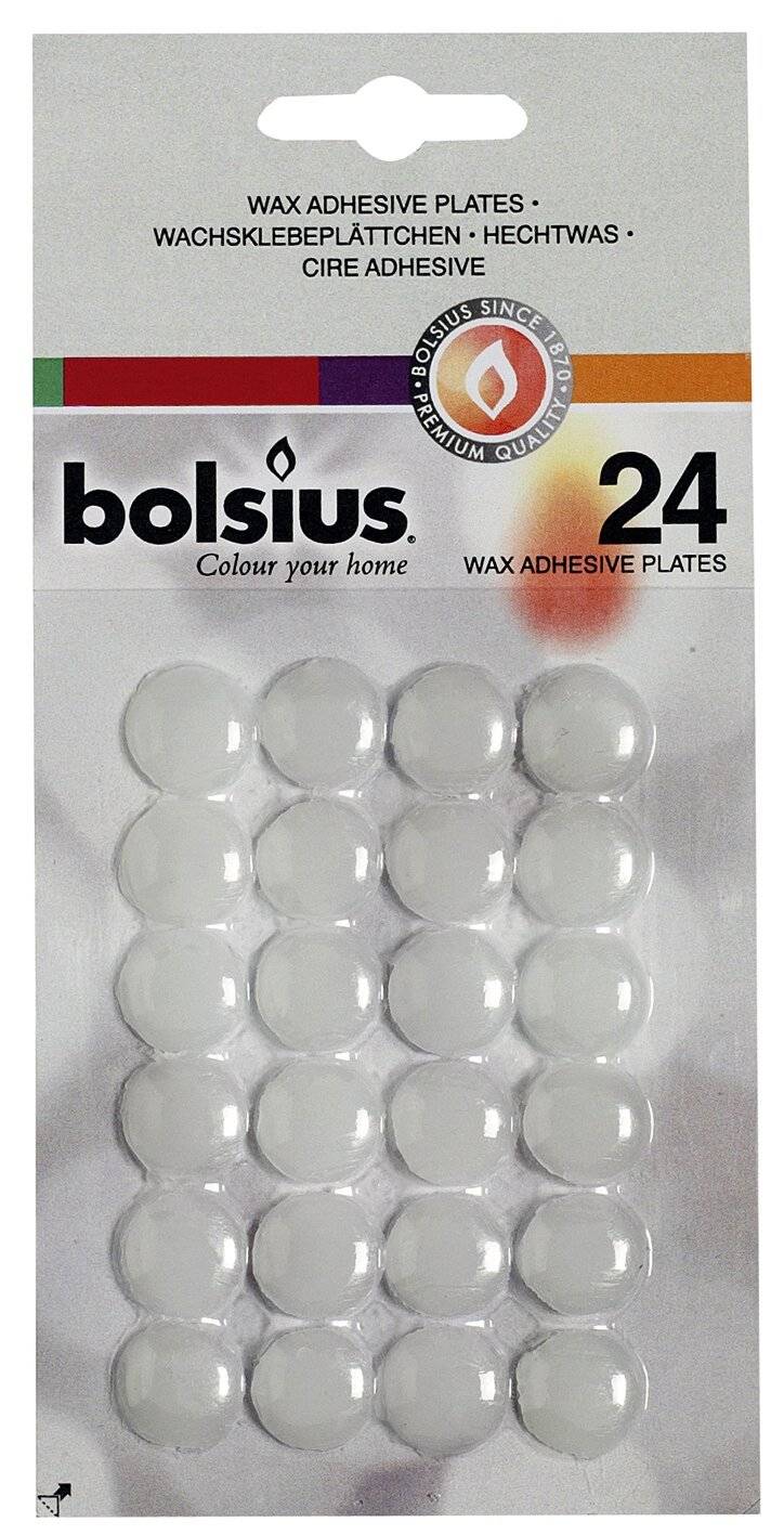 BOLSIUS 24 Haftklebeplättchen auf Karte-0
