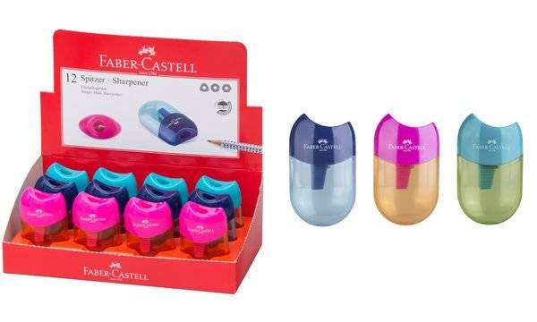 FABER-CASTELL Einfachspitzdose TREND 2019, im Display (5661240)