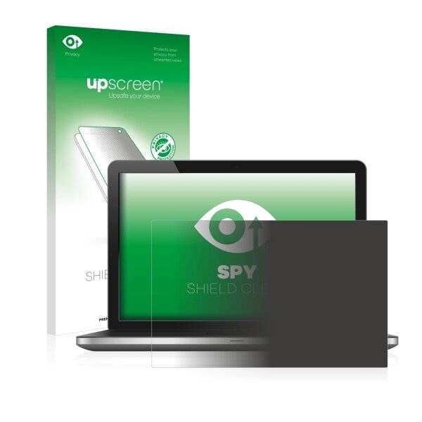 upscreen Spy Shield Clear Premium Blickschutzfolie für Notebooks mit 12.1 Zoll Displays [247