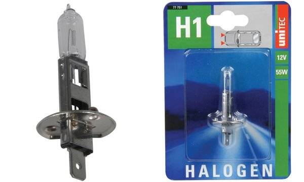 Unitec 77751 Halogen Leuchtmittel Standard H1 55 W 12 V kaufen 