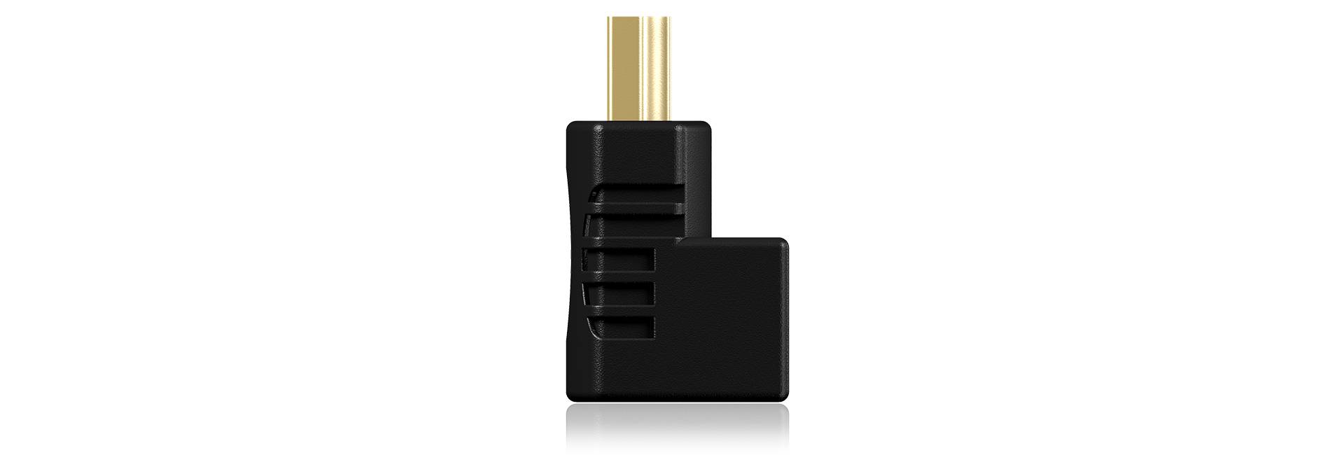 IB-CB009-1, Set aus 2x HDMI® Winkeladaptern mit zwei Ausrichtungen nach oben und unten-1