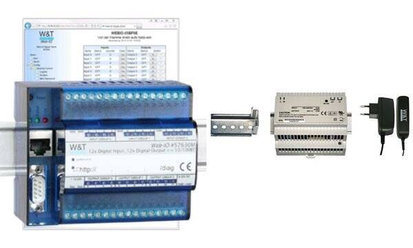 W&T Web-IO 4.0 Digital, 12x Input, 12x Output