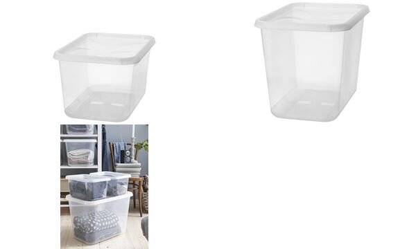 smartstore Aufbewahrungsbox BASIC XL, 60 Liter, transparent (63300091)-1