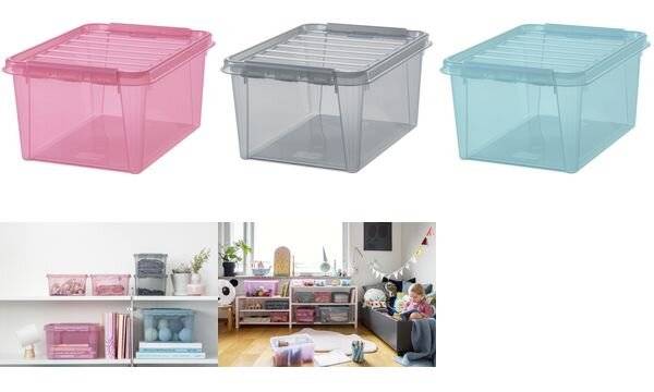 smartstore Aufbewahrungsbox COLOUR 31, 32 Liter, grau (63300109)-1